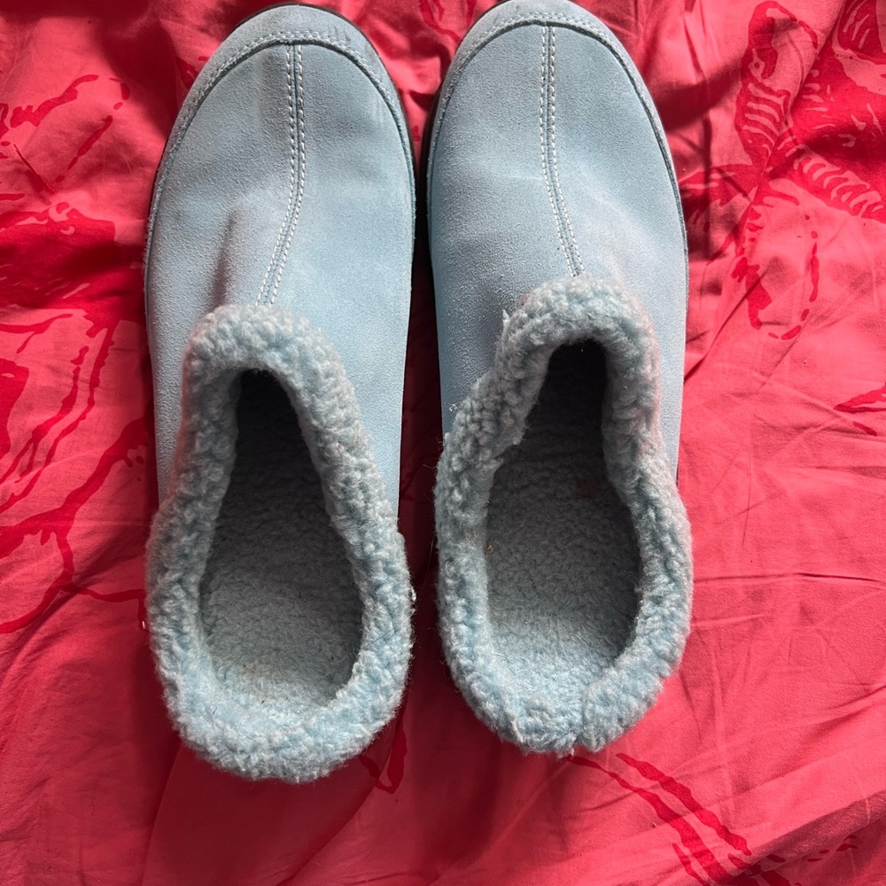Cozy Blue clogs